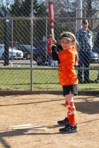 Softball season started and we are the Clementines this year.  I wanted to be the tigers or crushers because I am way tougher than a Clementine.  Softball is so much fun because I am really good at hitting the ball and throwing it.  Maybe one day I'll be a pitcher so I can wind up my arm and throw the ball really fast!